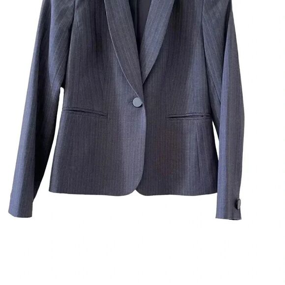 Jones New York Suit Striped Lined Stylish Professional Career Office Women’s Bla - Picture 5 of 16